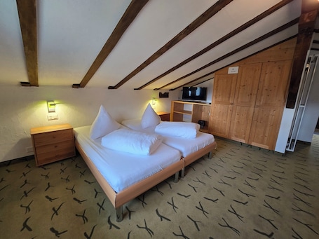 1 quarto, roupa de cama