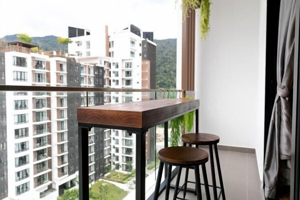 Vue depuis l’hébergement