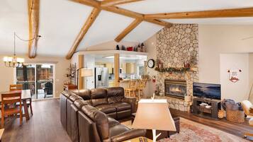 Cabin, Multiple Beds, Patio, Mountain View (2220) | Living area