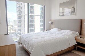 舒适公寓, 3 间卧室, 阳台, 海湾景观 | 笔记本电脑工作区、免费 WiFi