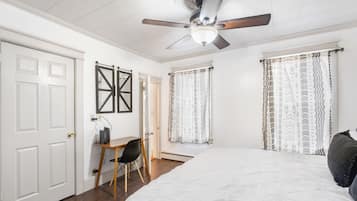 2 slaapkamers, een bureau, gratis wifi, beddengoed