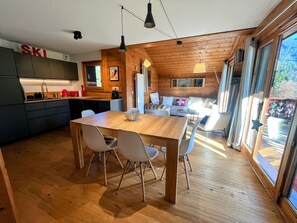 Dining - Beautiful mountain apartment for 6 people in Les Carroz d' Araches   (Les Carroz d'Arraches)