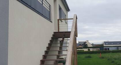 400m from the beach, apartment in a pleasant setting