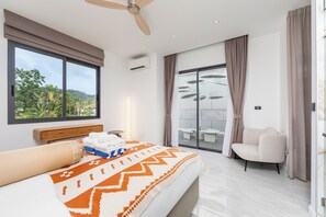 奢華別墅, 泳池景觀 | 4 間臥室、記憶床墊、客房內保險箱、筆電工作空間