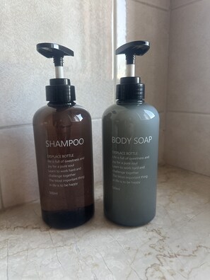 Ducha, secador de pelo, bidé y toallas