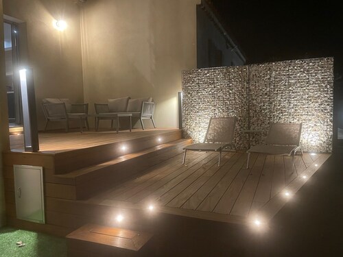 50 m² house with indoor jacuzzi.