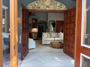 Interior - Sol Cottage Villa 2 BR, 1 BA, pool, lush landscaping, AC in fabulous Fish Bay (Cruz Bay)