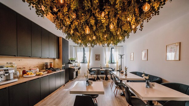 Breakfast area - Motel Oasis (Corunca)