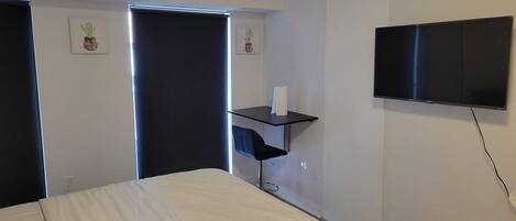 1 室のベッドルーム、アイロン / アイロン台、WiFi、ベッドシーツ