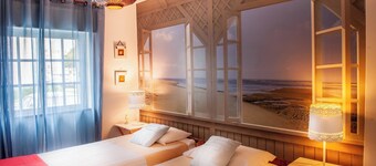 Charming 2-bedroom apartment in fantastic Santa Luzia with WiFi, AC