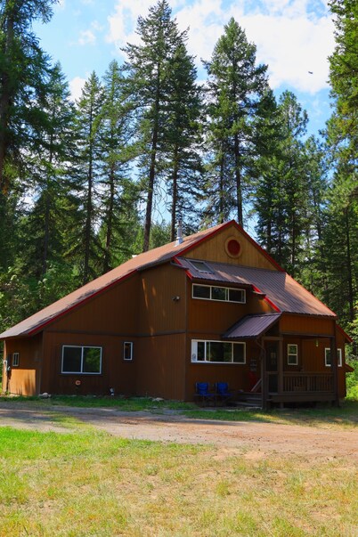 Wilderness Setting with lodge/cabin Feel. 
