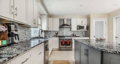 Chic 5BR Boho Retreat w/ Games & Outdoor Movies!