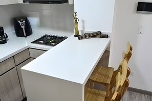 Frigorifero, microonde, macchina per tè/caffè