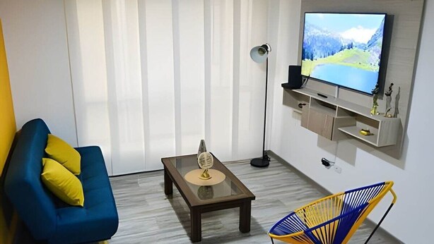 Living area - Spectacular Apartment in the Zona Rosa - Stratum 5 (Manizales)
