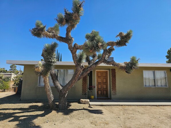 Exterior - Charming home in the heart of the Joshua Tree forest! Relax High Desert style. (Yucca Valley)