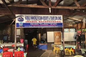 Vue depuis l’hébergement