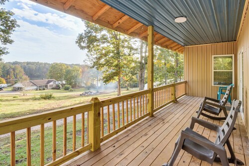 Lake-View Home in Statham w/ On-Site Fishing