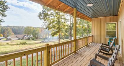 Lake-View Home in Statham w/ On-Site Fishing