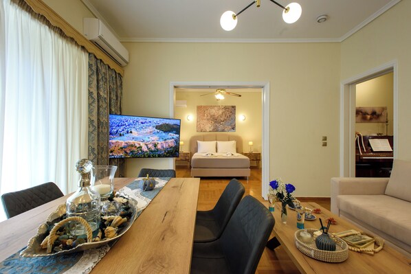 Living area - Blue Ark Acropolis Signature Residence (Athens)