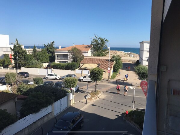 Blick von der Unterkunft