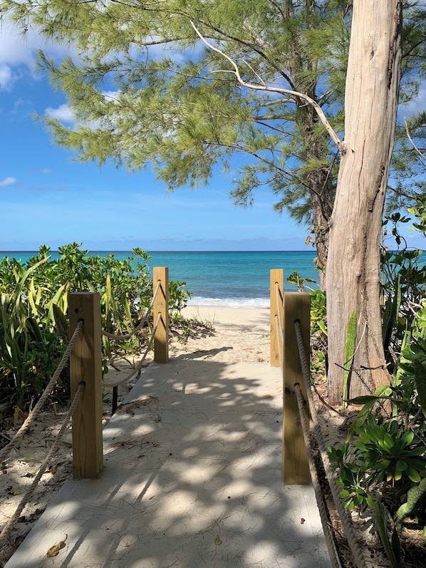 Sun-loungers, beach towels