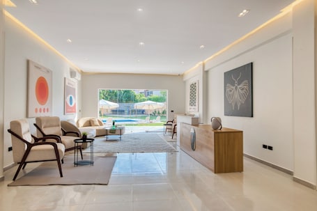 Sala de estar en el lobby