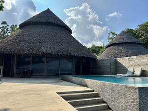 Villa, Beach View | Terrace/patio - Black Pearl Resort  (Saraotou)