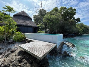 Villa, Ocean View | Terrace/patio - Black Pearl Resort  (Saraotou)