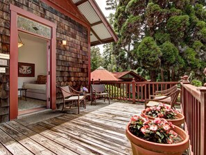 Terrace/patio - Family Suite in Volcano Village Bed and Breakfast (Volcano)