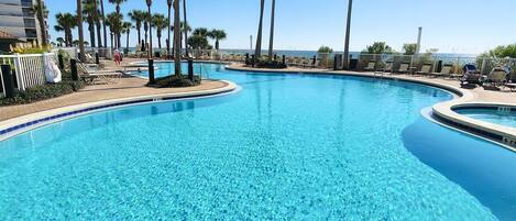 Una piscina climatizada