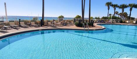 Una piscina climatizada