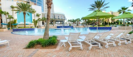 Una piscina climatizada