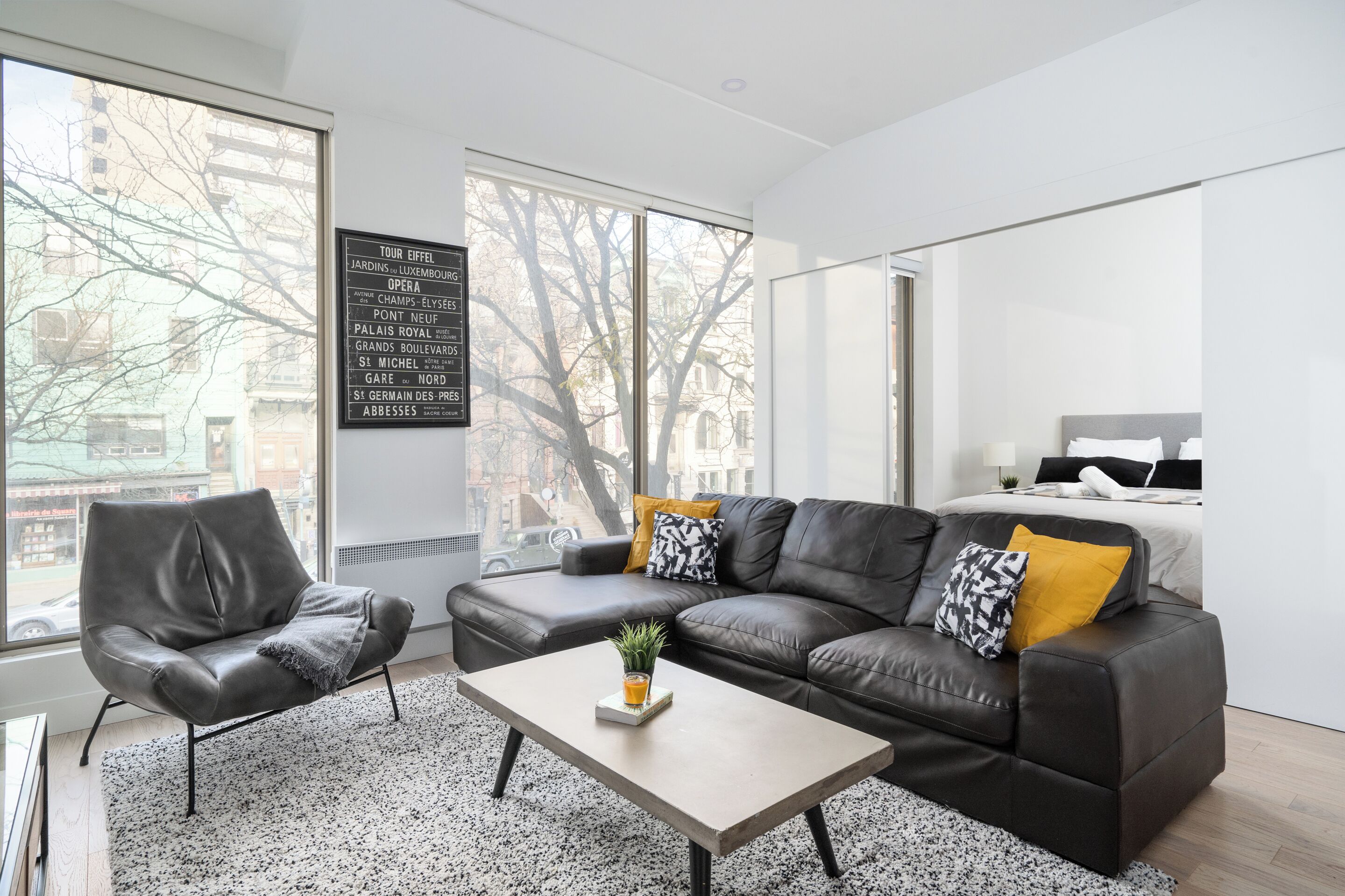 Exklusiv lägenhet | Vardagsrum | Platt-tv