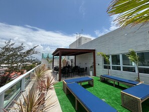 Apartment | Outdoor dining - TEKATETU Hotels&Flats - Makaranduba 301 (Ipojuca)