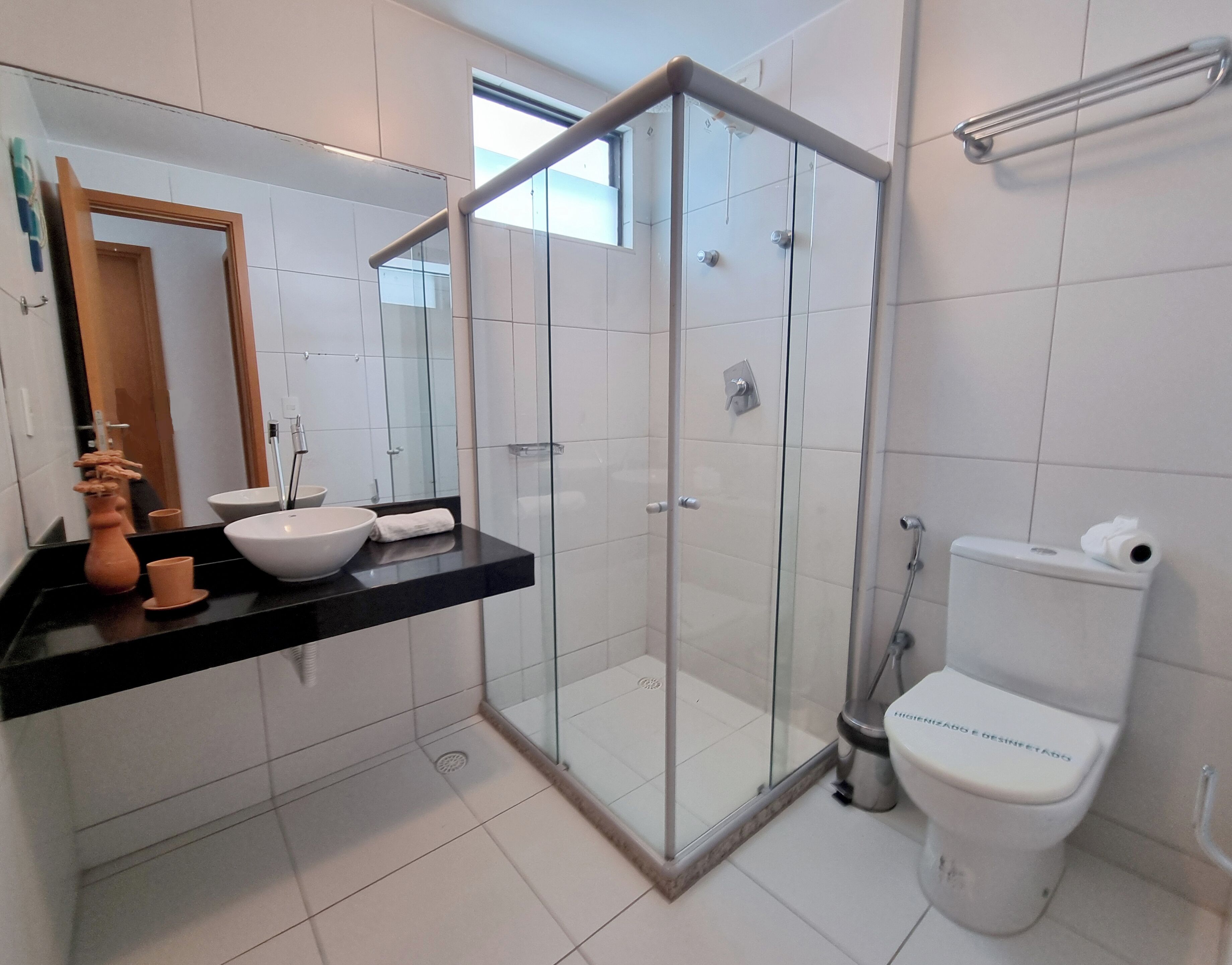 Apartment | Badezimmer | Dusche, Regendusche, Handtücher