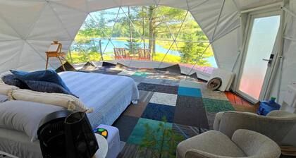 3 Secluded amazing spots on your own Private Pond