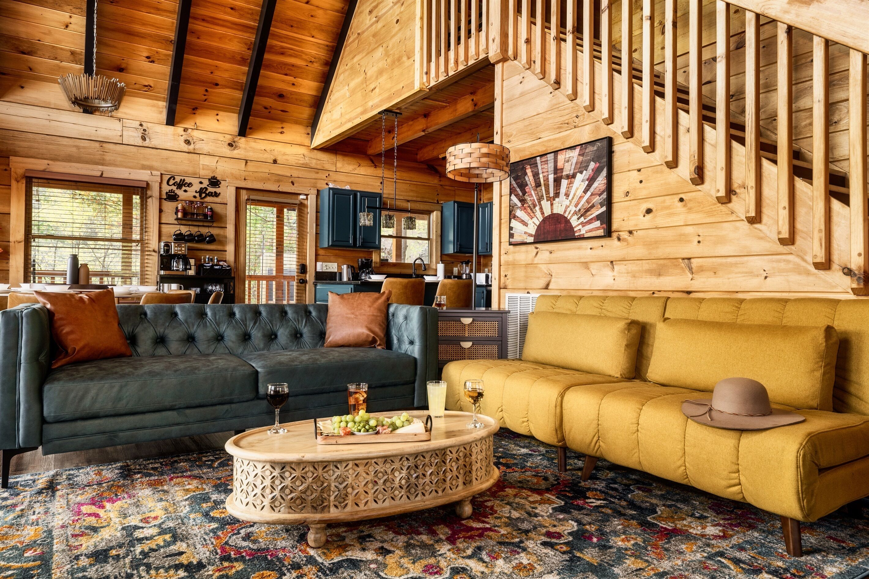 Smart-TV, Kamin, Tischfußball, Stereoanlage