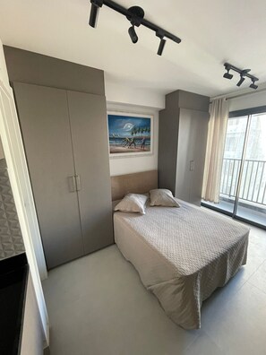 Luxury Apartment, 1 Double Bed, Balcony, City View - MF Flats Campo Belo (São Paulo)