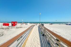 Accommodatie ligt op het strand