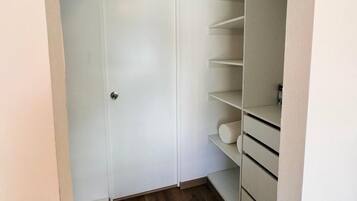 1 bedroom, blackout drapes, iron/ironing board, free WiFi