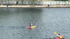 Two kayaks on a calm body of water. - Beautiful view Apt
Near Canary Wharf (London)