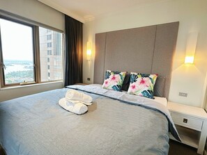 1 多间卧室、熨斗/熨衣板、免费 WiFi、床单