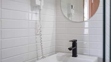 Shower, hair dryer