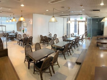 Daily buffet breakfast (JPY 1000 per person). Hotel Alpha-One Takaoka