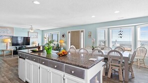 Dining - Alternative Wave I Gorgeous Oceanfront House with Private Pool and Great Views! (Ocean Isle Beach)