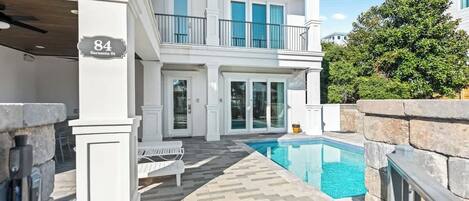 Una piscina climatizada