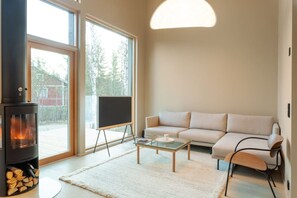 TV, fireplace, stereo