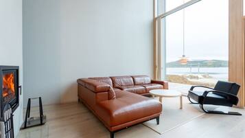 Télévision, cheminée