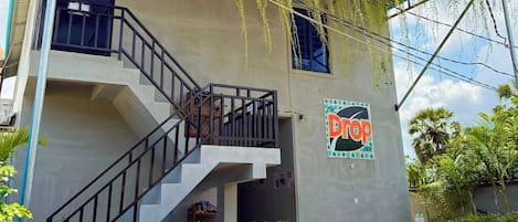 Fassade der Unterkunft