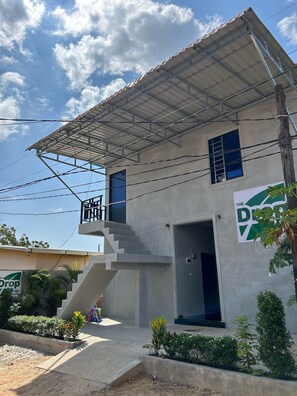 Façade de l’hébergement